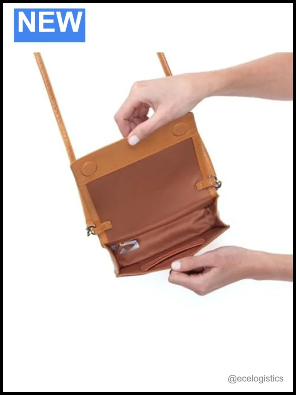 Convertible Leather Crossbody Bag with Detachable Strap